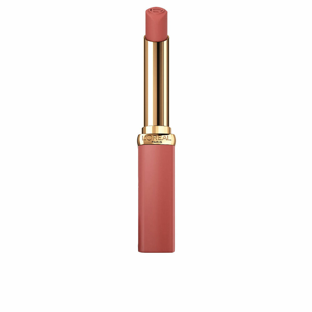 Rouge à lèvres L'Oreal Make Up COLOR RICHE 1,8 g dans une teinte marron, packaging doré élégant.