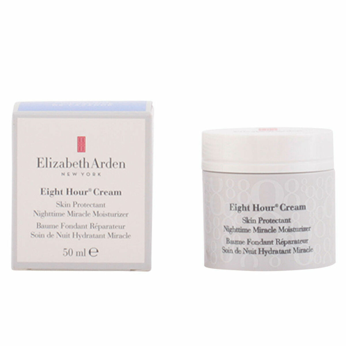 Crème de nuit Elizabeth Arden Eight Hour 50ml, un hydratant miracle pour la peau, conçu pour les femmes exigeantes.