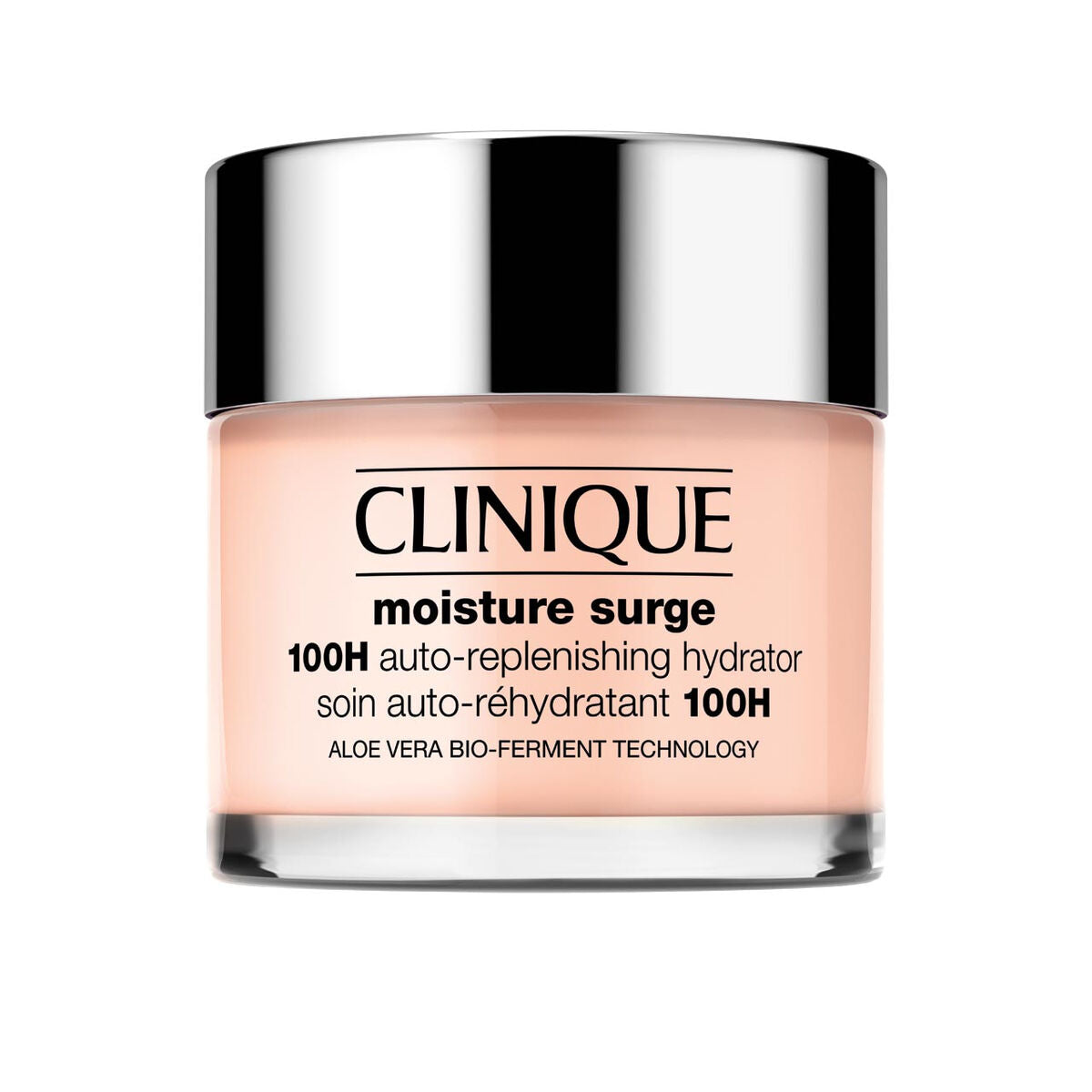 Crème visage Clinique Moisture Surge 100H, 75 ml, hydratant auto-réhydratant, sans parfum, technologie bio-ferment aloe vera.