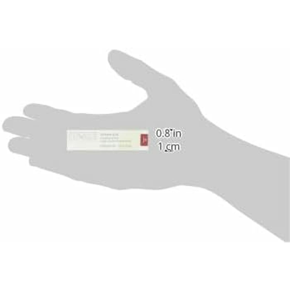 Rouge à lèvres Clinique POP LONGWEAR Icon Pop 3,9 g présenté dans une main, montrant sa taille compacte.