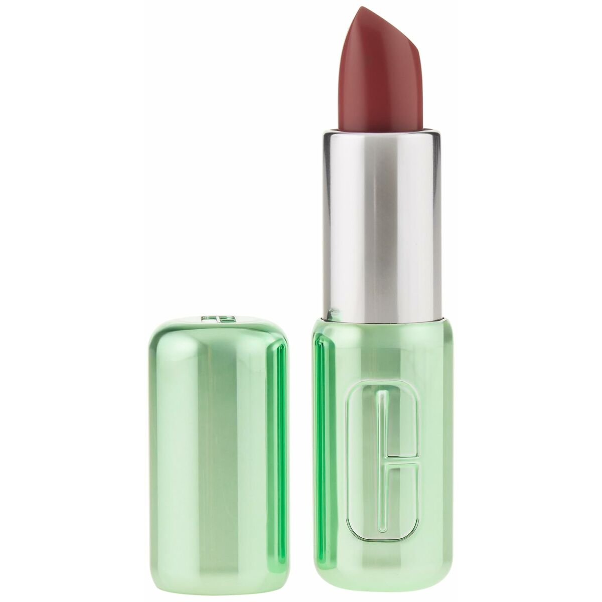 Rouge à lèvres Clinique POP LONGWEAR 3,9 g dans un étui vert, apporte couleur et longévité à vos lèvres.