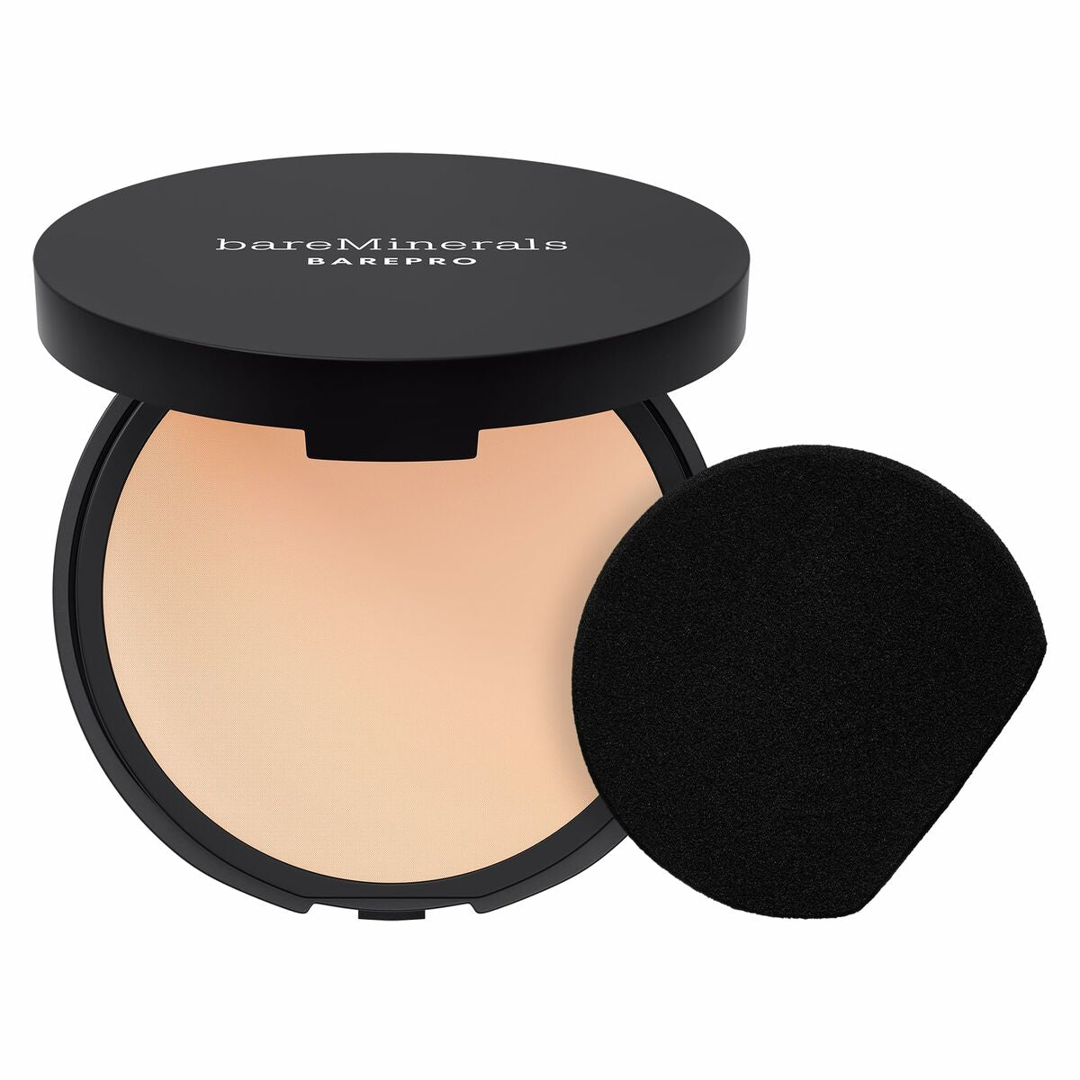 Set de Maquillage bareMinerals BAREPRO avec éponge, poudre végan et hypoallergénique, idéale pour tous les types de peau.