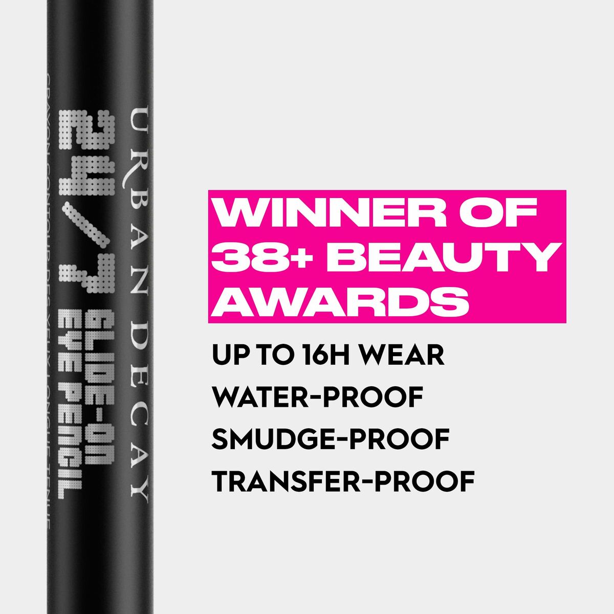 Correcteur facial Urban Decay Glide On Stash, résistant à l'eau et primé, pour un look impeccable et longue tenue.