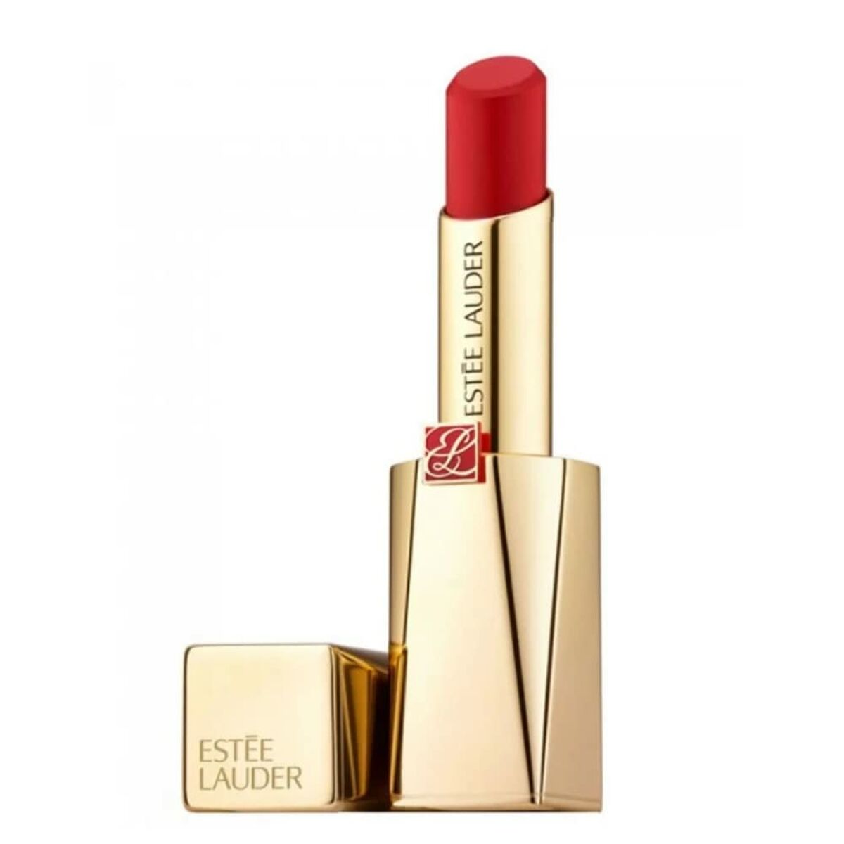 Correcteur facial Estee Lauder Pure Color Nº 414-Prove It, crème, unisexe, 3,1 g, packaging doré et rouge.