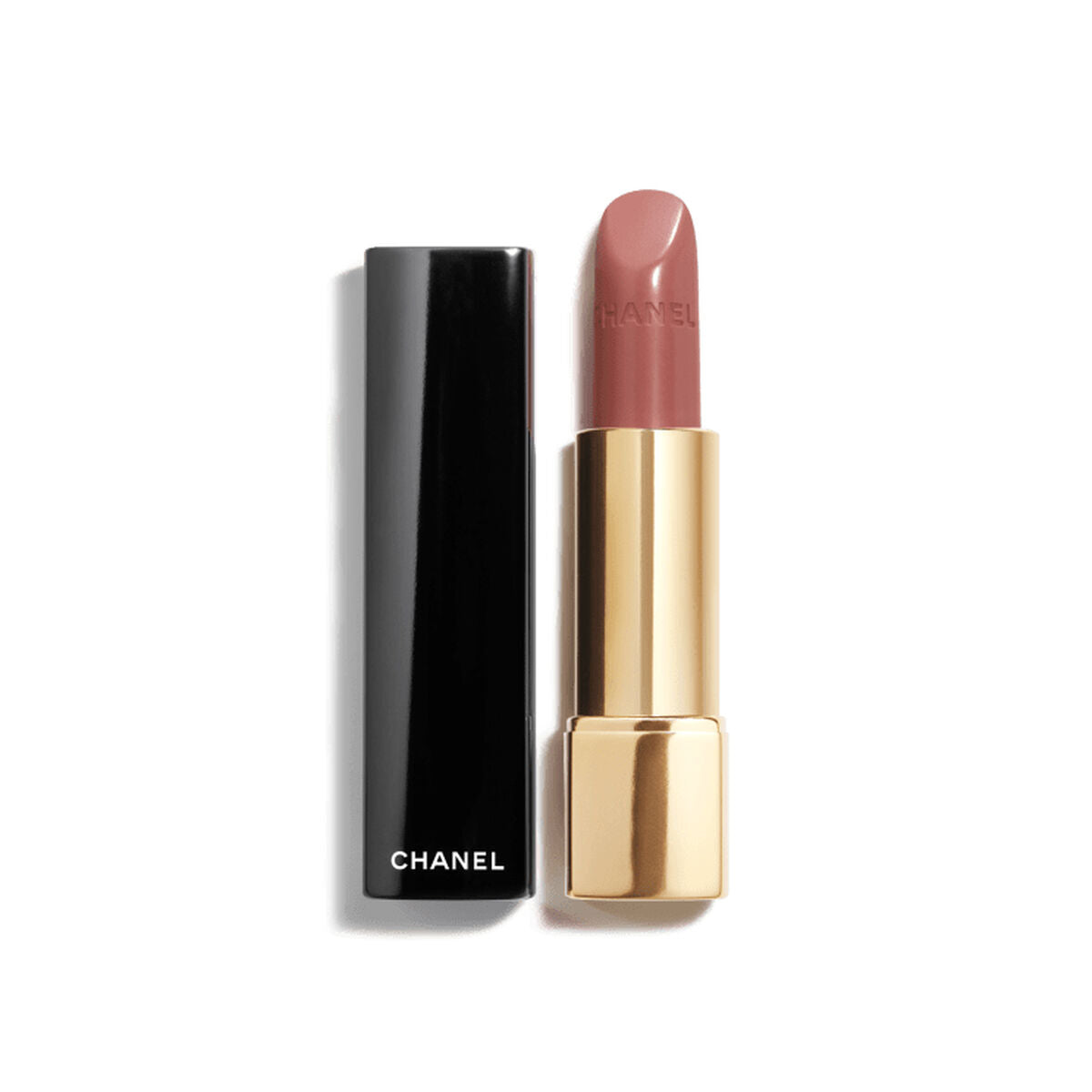 Rouge à lèvres Chanel Rouge Allure Nº 196-à demi mot, finition satinée, texture crémeuse, 3,5 g.