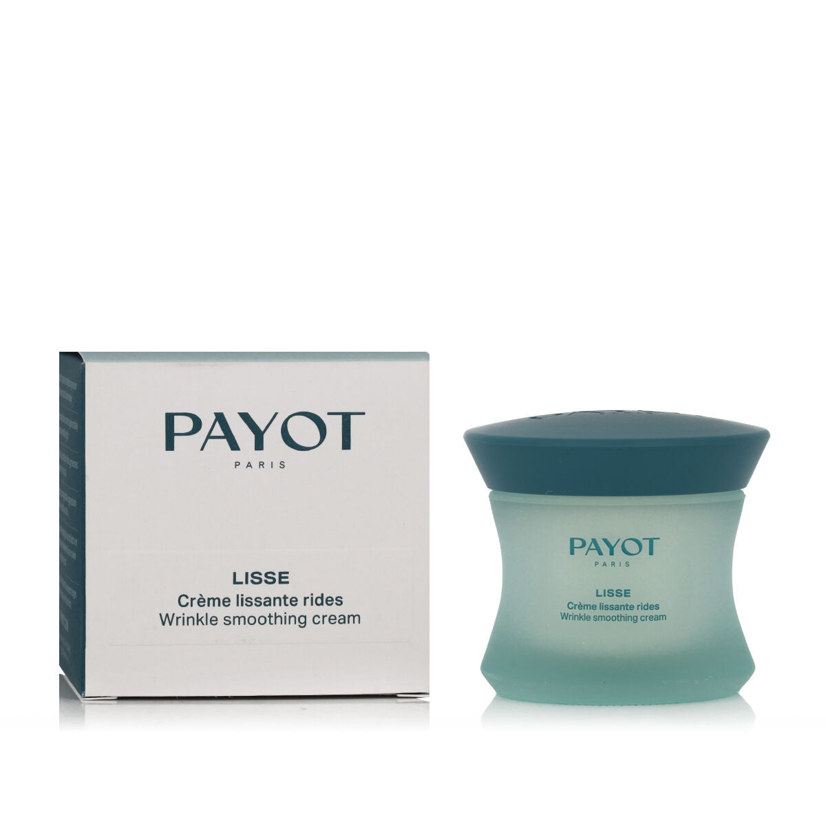 Crème visage Payot Lissante Rides, anti-wrinkle smoothing cream and packaging, made with natural ingredients.