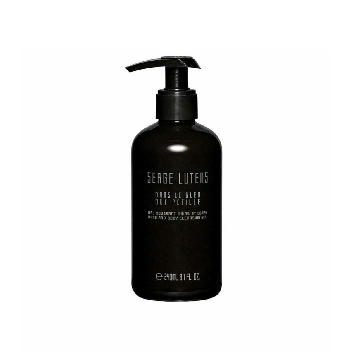 Serge Lutens Dans Le Bleu Qui Petille 240 ml gel douche parfumé pour un soin du corps unisexe.