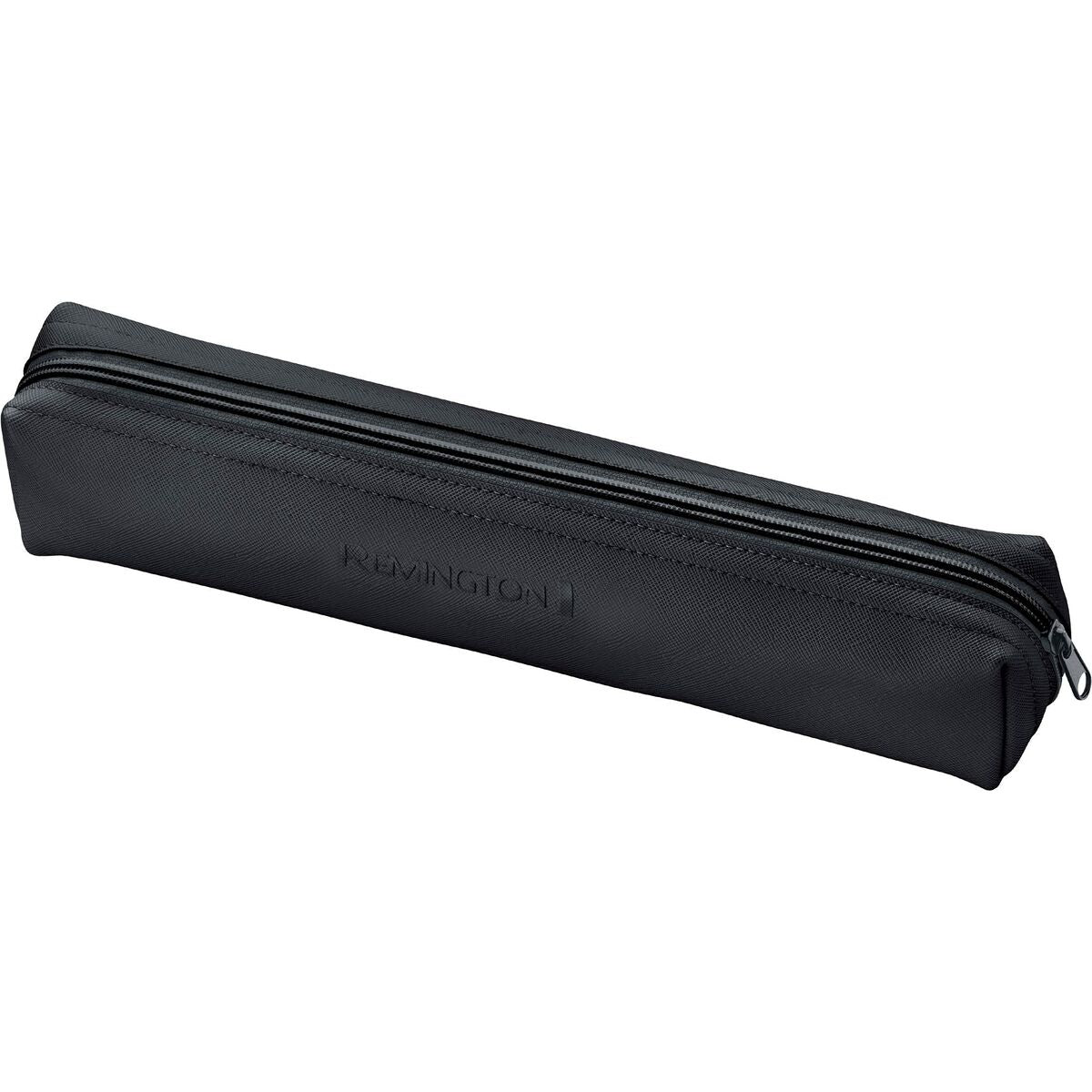 Trousse de rangement noire Remington, idéale pour accessoires de coiffure, style élégant et pratique.