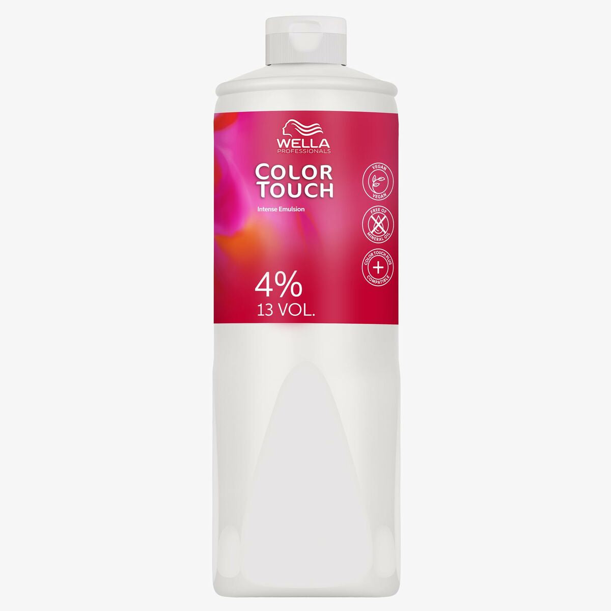 Bouteille de l'Émulsion Révélatrice de Couleur Wella Welloxon Oxidante 1 L pour rehausser votre couleur de cheveux.