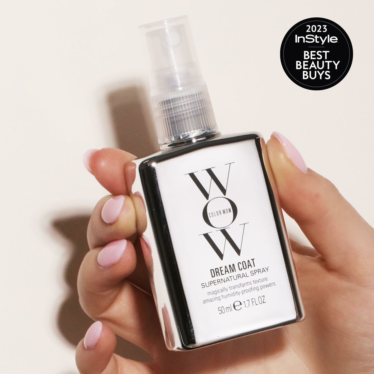 Masque pour cheveux Color Wow DREAM COAT 50 ml en spray, avec mention Best Beauty Buys 2023 d'InStyle.