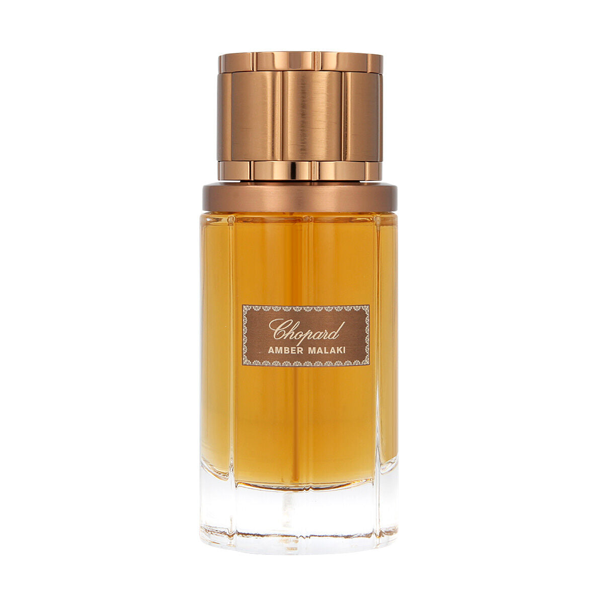 Chopard Amber Malaki EDP 80 ml bottle showcasing a unisex fragrance with a unique amber scent.