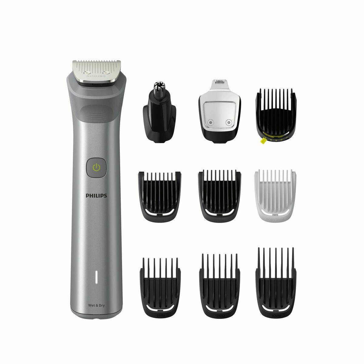 Rasoir electrique Philips avec accessoires inclus, résistant à l'eau et ergonomique, idéal pour une utilisation sans fil.