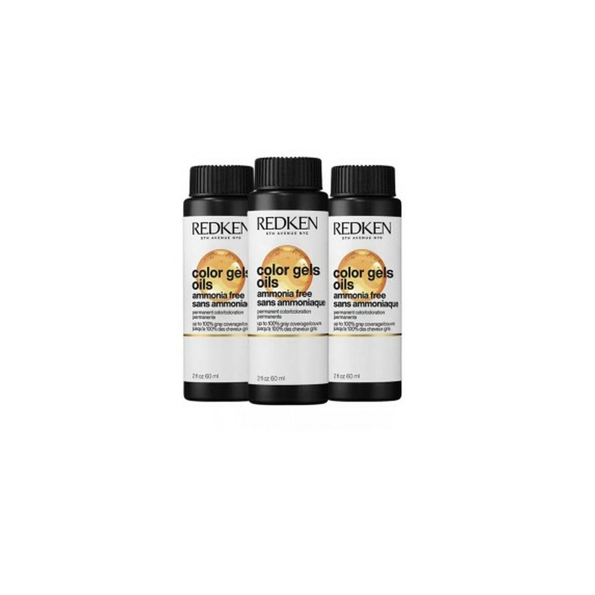 Redken Color Gel Oils 3-pack, ammonia-free hair dye in shade 06RR - 6.66, perfect for enhancing your look.